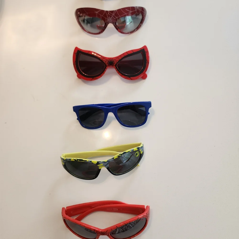 Set of Colorful Sunglasses